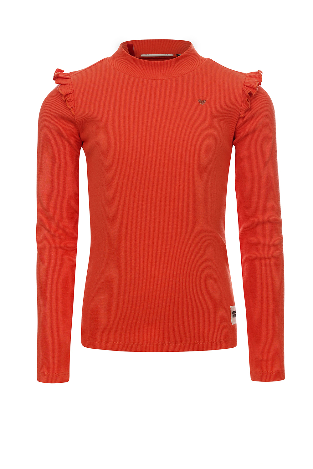 Rib Jersey T-shirt Fresh Orange