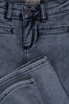 Wide Leg Blue Jeans