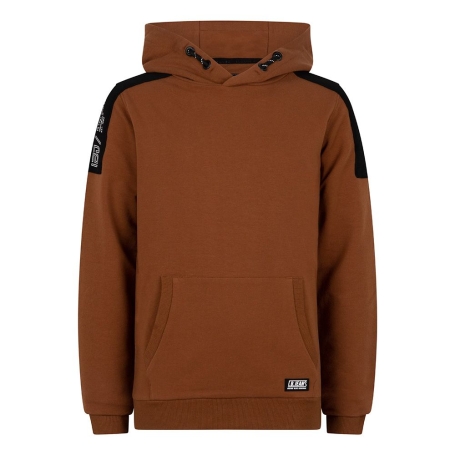 Hoodie walnut brown