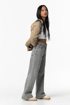 Jeans Wide Softblack